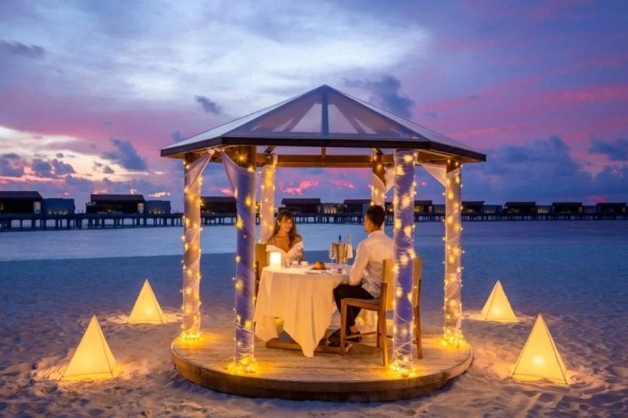 Romantic beach holidays